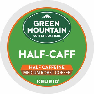 Green Mountain Coffee Roasters K-Cup Half-Caff Coffee - Compatible with Keurig Brewer - K-Cup - Half Caff - 24/Box Product Image 