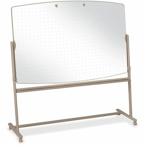 Quartet Large Reversible Total Erase Mobile Easel - 72" (6 ft) Width x 48" (4 ft) Height - White Surface - Neutral Metal Frame - Rectangle Product Image 