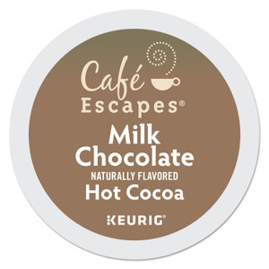 Caf Escapes Cafe Escapes Milk Chocolate Hot Cocoa K-Cups, 96/Carton (GMT6801CT) View Product Image