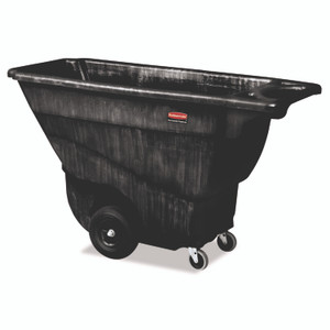 Rubbermaid Commercial Structural Foam Tilt Dump Truck - 850 lb Load Capacity - (RCP9T14BLA) Product Image 