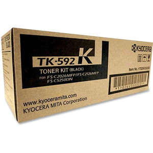 Kyocera TK-592K Original Laser Toner Cartridge - Black - 1 Each Product Image 