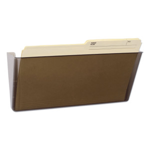 Storex Wall File, Legal Size, 16" x 4" x 7", Smoke Product Image 