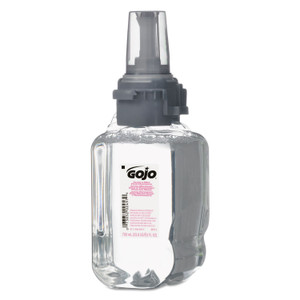 GOJO Clear and Mild Foam Handwash Refill, For ADX-7 Dispenser, Fragrance-Free, 700 mL, Clear, 4/Carton (GOJ871104) View Product Image