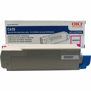 Oki Original LED Toner Cartridge - Magenta - 1 Each - (OKI44315302) Product Image 