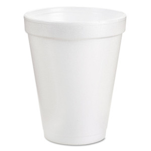Dart Foam Drink Cups, 6 oz, White, 25/Bag, 40 Bags/Carton View Product Image