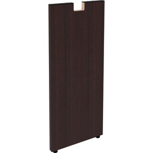 Lorell Essentials Series Credenza Half Leg - 28.5" Height x 12" Width x 1" Depth - Finish: Espresso Laminate Product Image 