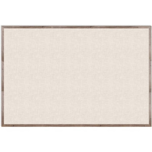U Brands Bulletin Board, Linen, 72"Wx48"H, Rustic/Natural (UBR4897U0001) Product Image 