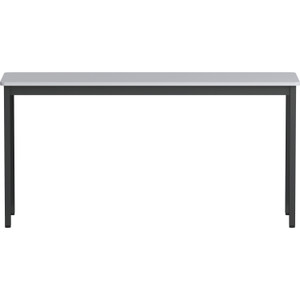 Lorell Utility Table - Gray Rectangle, Laminated Top - (LLR60754) Product Image 