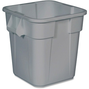 Rubbermaid Commercial Square Brute Container - 28 gal Capacity - (RCP352600GYCT) Product Image 