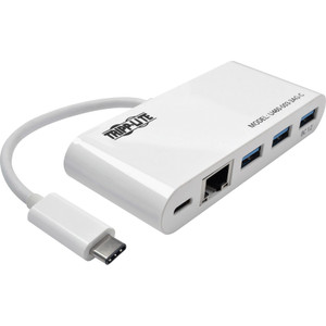 Tripp Lite series U460-003-3AG-C USB 3.1 Gen 1 USB-C Portable Hub/Adapter - USB 3.1 Type C - (TRPU4600033AGC) Product Image 