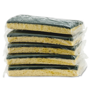 Impact Cellulose Scrubber Sponge - 0.9" Height x 3.2" Width x 6.3" Length - (IMP7130PCT) Product Image 