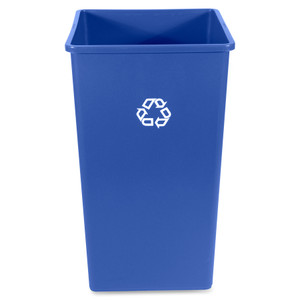 Rubbermaid Commercial 50-Gallon Square Recycling Container - 50 gal Capacity - (RCP395973BE) Product Image 