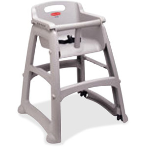 Rubbermaid Commercial Sturdy Chair Youth High Chair - Platinum Product Image 