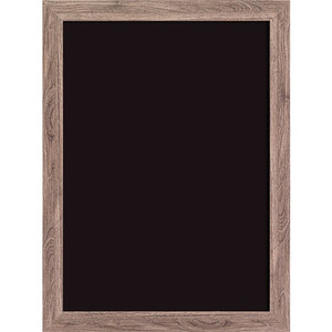 U Brands Magnetic Chalkboard - 18" (1.5 ft) Width x 24" (2 ft) Height - Decor Rustic Frame - Horizontal/Vertical Product Image 