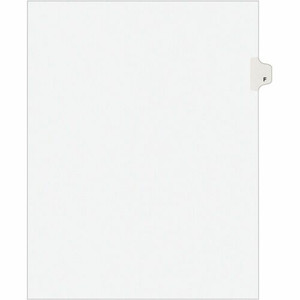Avery Individual Legal Exhibit Dividers - Avery Style - 25 x Divider(s) - Printed Tab(s) - Character - F Product Image 