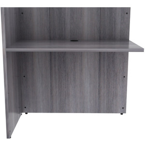Lorell Essentials Series Reception Return - x 1" Thickness Top, 41.5" Height x 42" Width x 24" Depth - (LLR18308) Product Image 