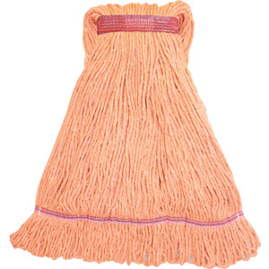 Genuine Joe Narrow Band Large Mophead - Rayon, Cotton - (GJOLOR1BCT) Product Image 