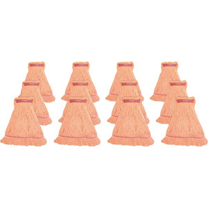 Genuine Joe Narrow Band Large Mophead - Rayon, Cotton - (GJOLOR1BCT) Product Image 