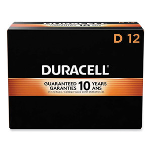 Duracell CopperTop Alkaline D Batteries, 12/Box (DURMN1300) View Product Image