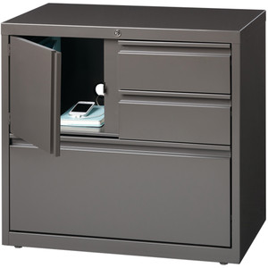 Lorell 30" Personal Storage Center Lateral File - 30" Width x 18.6" Depth x 28" Height - (LLR60934) Product Image 