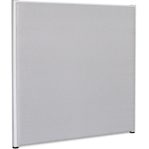 Lorell Panel System Partition Fabric Panel - 60.8" Width x 60" Height - Steel Frame - Gray Product Image 