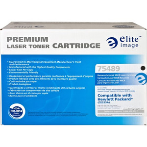 Elite Image Remanufactured MICR Laser Toner Cartridge 55A (CE255A) - Black - 1 Each Product Image 