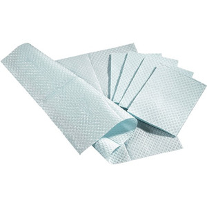 Medline Standard Poly-backed Tissue Towels - Blue - (MIINON24356B) Product Image 