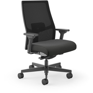 HON Ignition 2.0 Mesh Mid-back Big & Tall Task Chair - Black Seat Color - (HONI2BTVMU10BTN) Product Image 