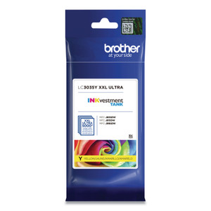Brother LC3035Y INKvestment Ultra High-Yield Ink, 5,000 Page-Yield, Yellow View Product Image