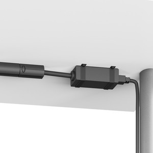 HON Training Table Electrical Power Base In-feed - Finish: Black Product Image 