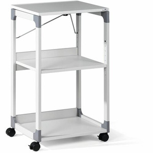 DURABLE System Overhead/Beamer Trolley - 3 x Shelf(ves) - 34.72" Height x 20" Width x 17.01" Depth - Metal, Plastic, Fiberglass, Resin, Steel Product Image 