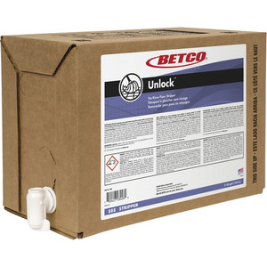 Betco Unlock No-Rinse Floor Stripper - 640 fl oz (20 quart) - Fast Acting, Low Foaming - Clear Product Image 