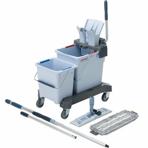 Vileda Professional UltraSpeed Double Bucket Kit - MicroFiber - Multi Product Image 