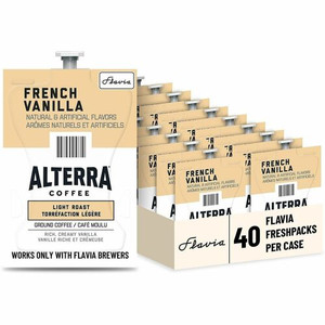 Alterra Freshpack French Vanilla Flavored Coffee - Compatible with Flavia Creation 150, Flavia Creation 200, Flavia Creation 500 - Medium - 0.2 oz - Freshpack - French Vanilla Product Image 