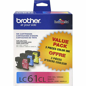 Brother Innobella LC613PKS Original Inkjet Ink Cartridge - Cyan, Yellow, Magenta - 3 / Box Product Image 