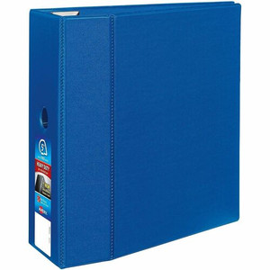 Avery Heavy-Duty Binders with Locking One Touch EZD Rings & Thumb Notch - 5" Binder Capacity - Letter - 8 1/2" x 11" Sheet Size - 1050 Sheet Capacity - 3 x 5" Ring(s) - (AVE79886) Product Image 