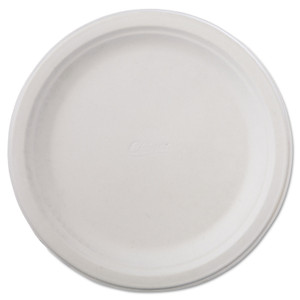 Chinet Classic Paper Dinnerware, Plate, 9.75" dia, White, 125/Pack, 4 Packs/Carton (HUH21232) View Product Image