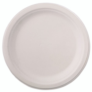 Chinet Classic Paper Dinnerware, Plate, 9.75" dia, White, 125/Pack, 4 Packs/Carton View Product Image