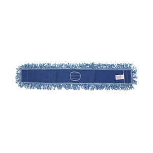 Boardwalk Dust Mop Head, Cotton/Synthetic Blend, 48" x 5", Blue View Product Image