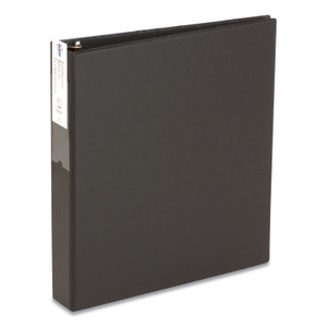 Avery Economy Non-View Binder with Round Rings, 3 Rings, 1.5" Capacity, 11 x 8.5, Black, (4401) View Product Image