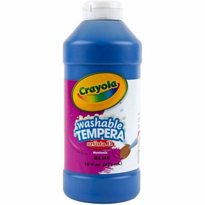 Crayola Artista II Washable Tempera Paints - 1 Color(s) - Blue - 16 oz - Washable Product Image 