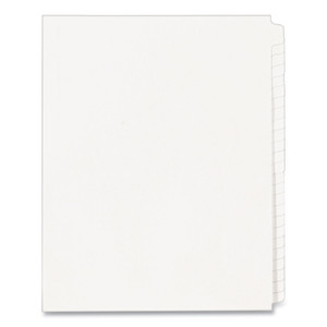 Avery Blank Tab Legal Exhibit Index Divider Set, 25-Tab, 11 x 8.5, White, 1 Set (AVE11959) View Product Image