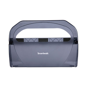 Boardwalk Toilet Seat Cover Dispenser, 17.25 x 3.13 x 11.75, Smoke Black (BWKTS510SBBWEA) View Product Image