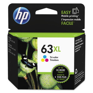 HP 63XL, (F6U63AN) High-Yield Tri-Color Original Ink Cartridge View Product Image