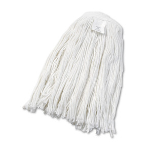 Boardwalk Cut-End Wet Mop Head, Rayon, No. 24, White View Product Image