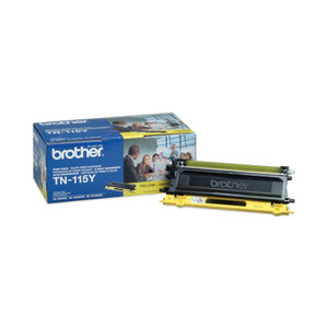 Brother TN115Y High-Yield Toner, 2,500 Page-Yield, Yellow (BRTTN115Y) View Product Image