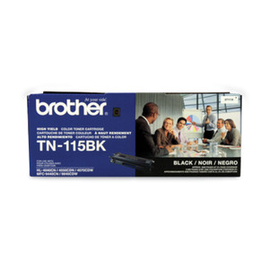 Brother TN115BK High-Yield Toner, 5,000 Page-Yield, Black View Product Image