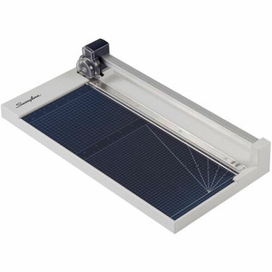 Swingline ClassicCut Bypass Trimmer - 10 Sheet Cutting Capacity - 12" Cutting Length - Wood - Gray Product Image 