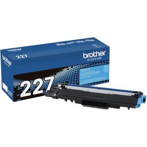 Brother TN-227C Original High Yield Laser Toner Cartridge - Cyan - 1 Each Product Image 