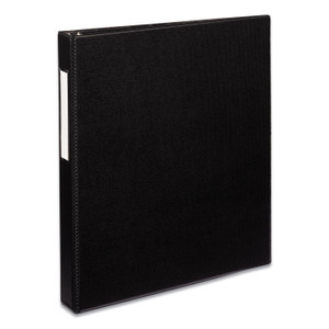 Avery Durable Non-View Binder with DuraHinge and EZD Rings, 3 Rings, 1" Capacity, 11 x 8.5, Black, (8302) View Product Image